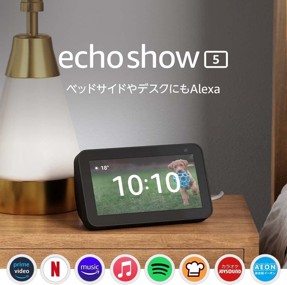 Echo Show 5【コスパ重視だけど画面が欲しい人におすすめ】