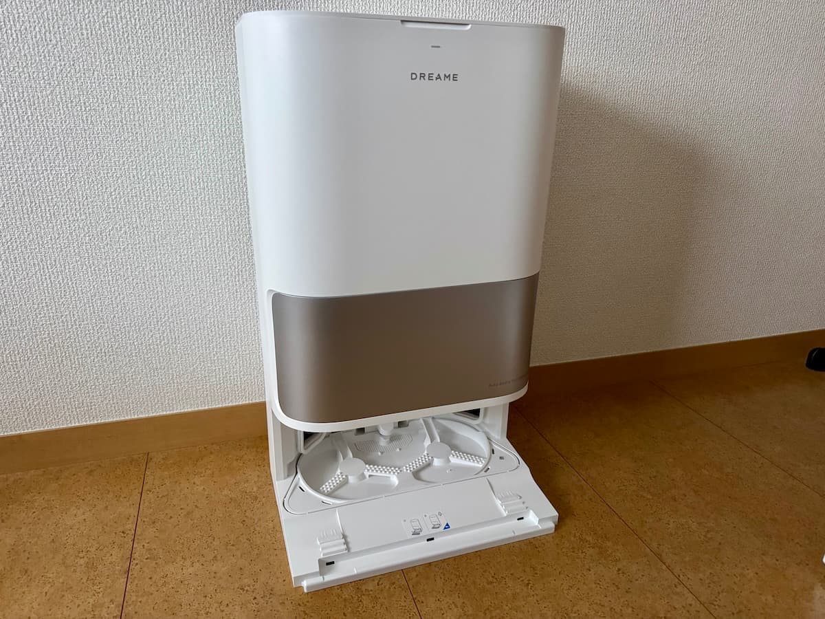 開封後のDreame L10s Ultra Gen2のベースステーション