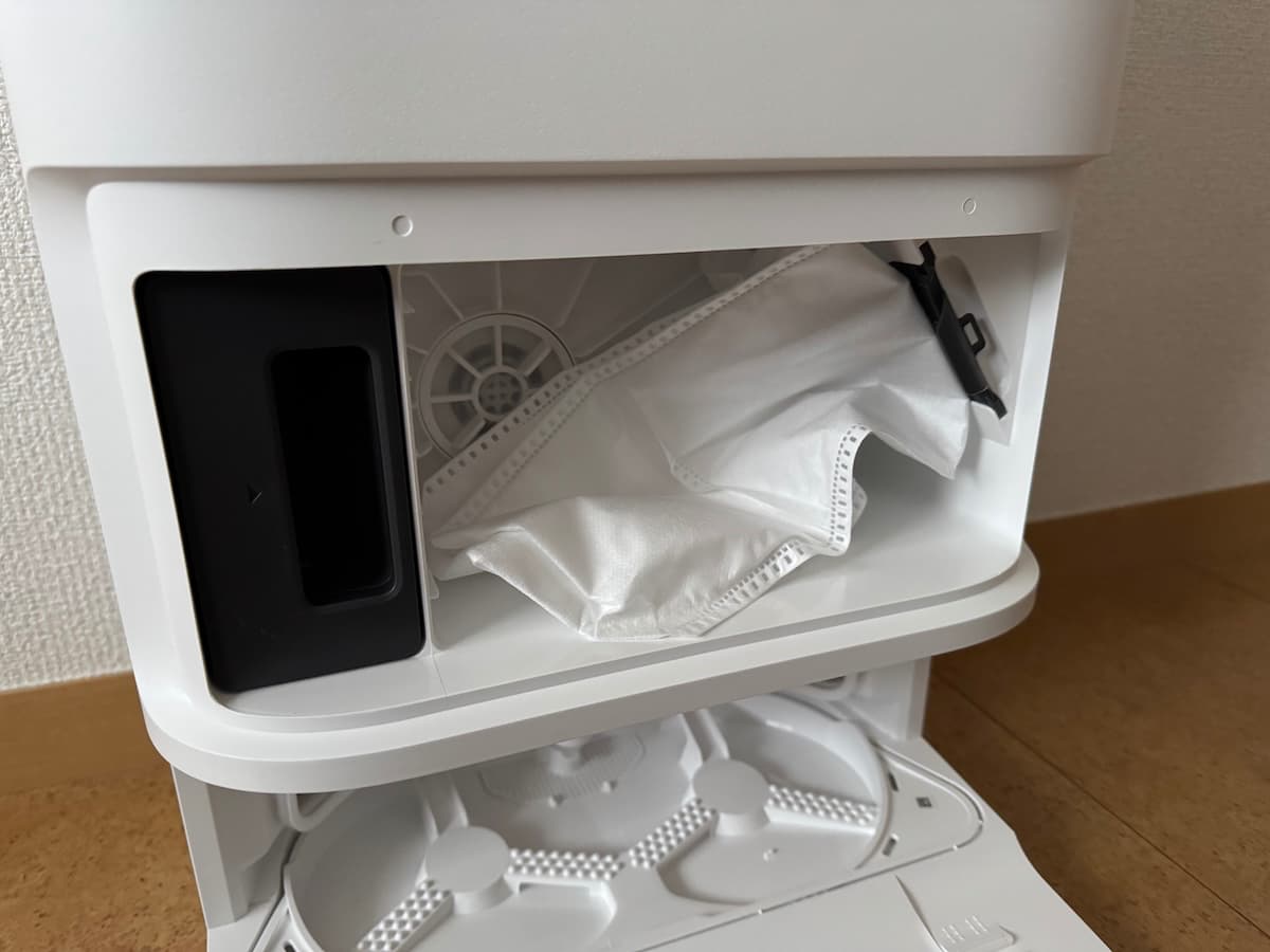 Dreame L10s Ultra Gen2のダストボックス