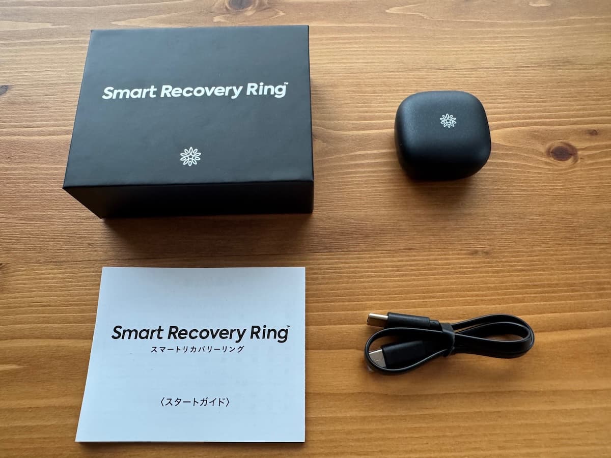 issin「smart recovery ring」の同封品