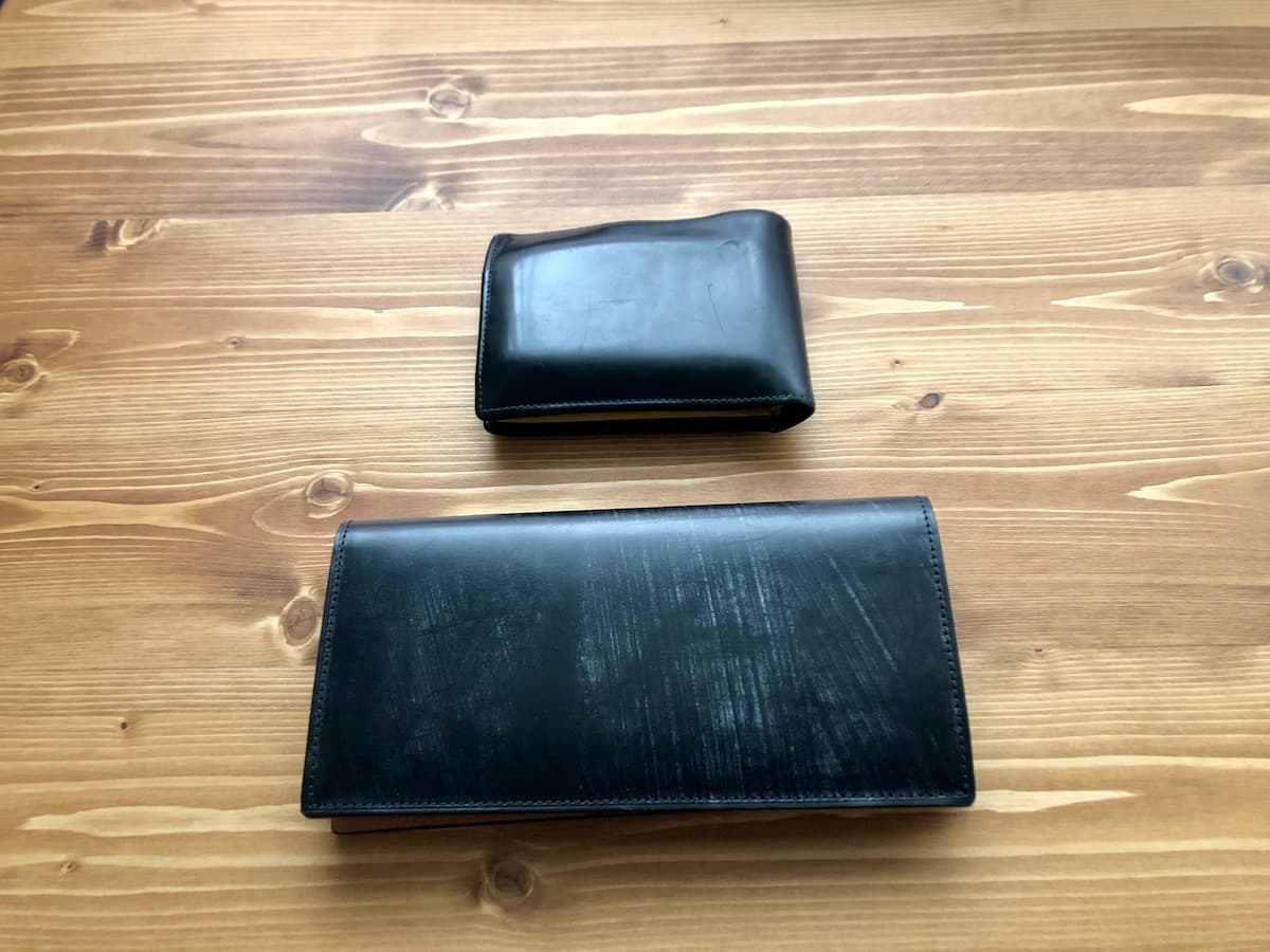 クラフストの長財布とエッティンガーの2つ折り財布