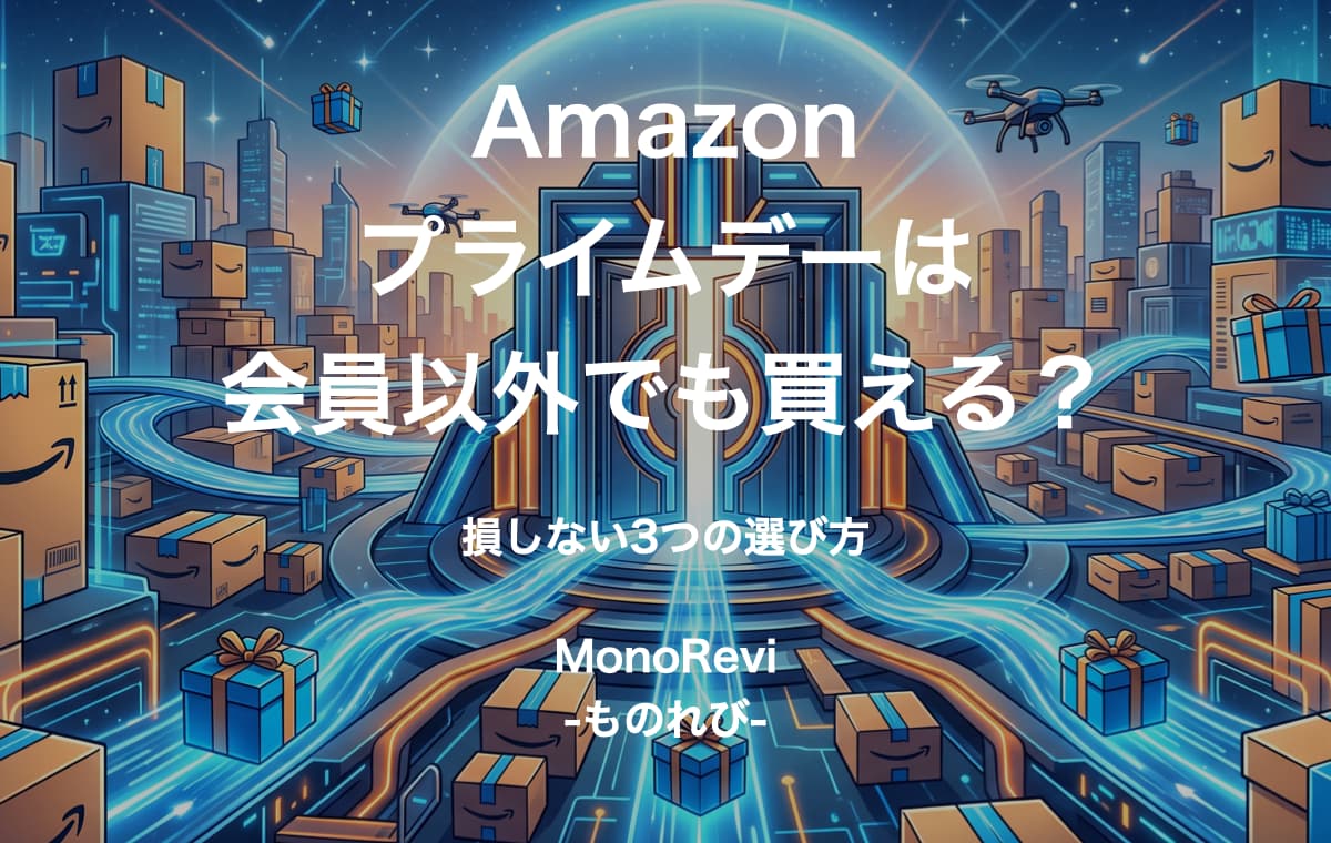 【2026】Amazonプライムデーは会員以外でも買える？損しない3つの選び方