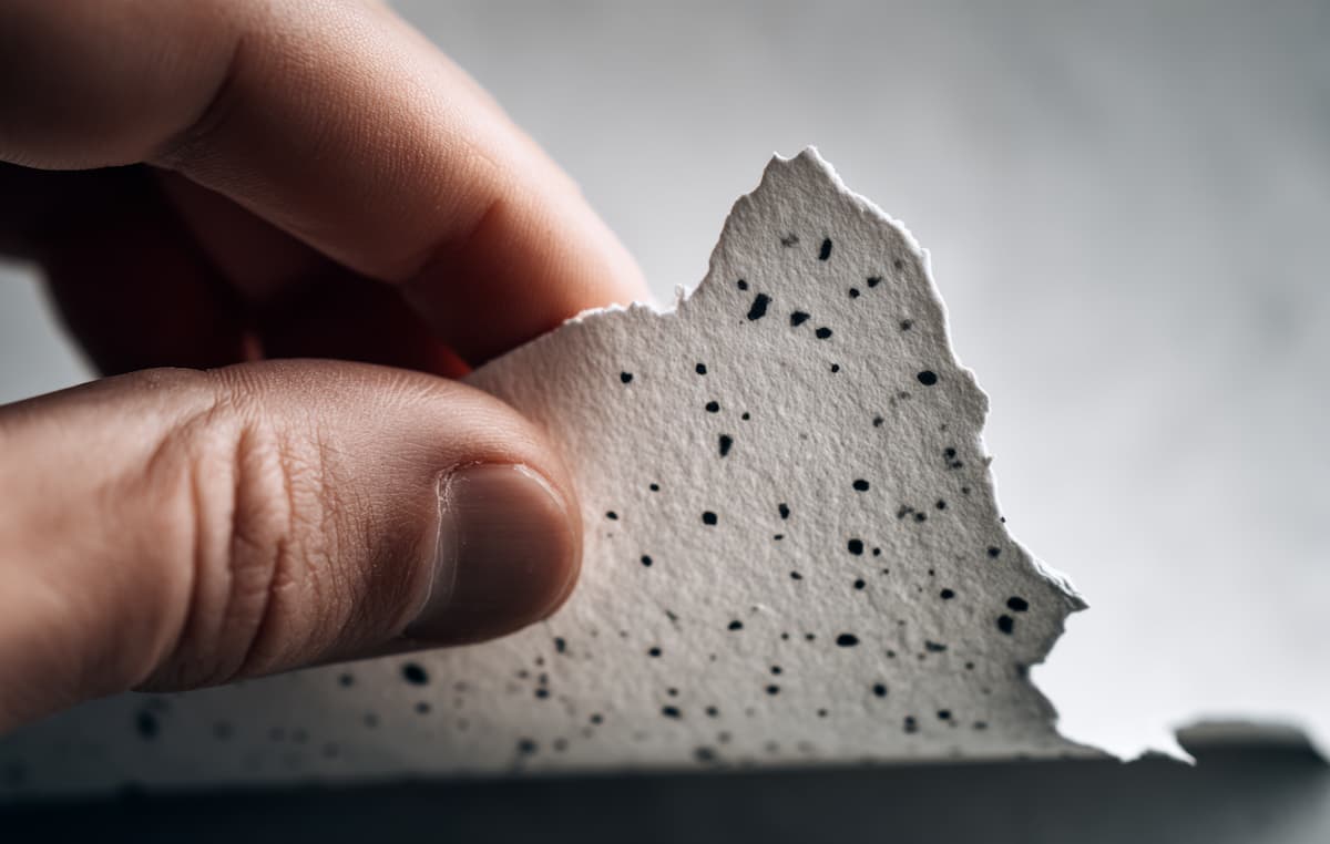 剥がれた破片の壁紙