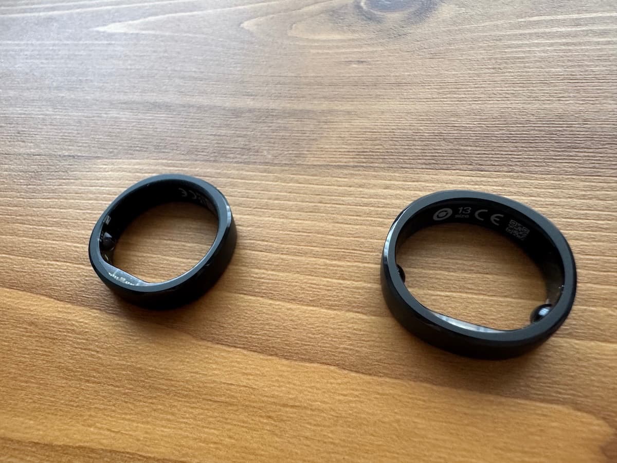 RingConn Gen 3とRingConn Gen 2の本体