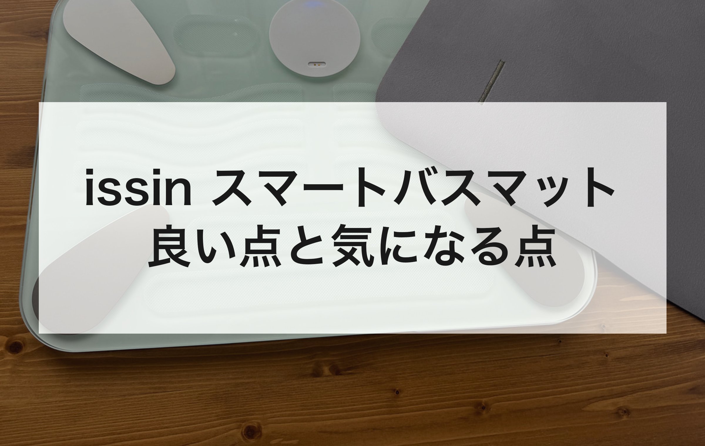 珪藻土マットを外したissinのスマートバスマット。お風呂上がりに毎回使って感じた良い点と気になる点